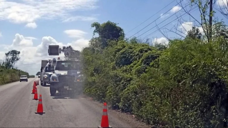 Las últimas lluvias y los vientos provocaron daños en los cables.