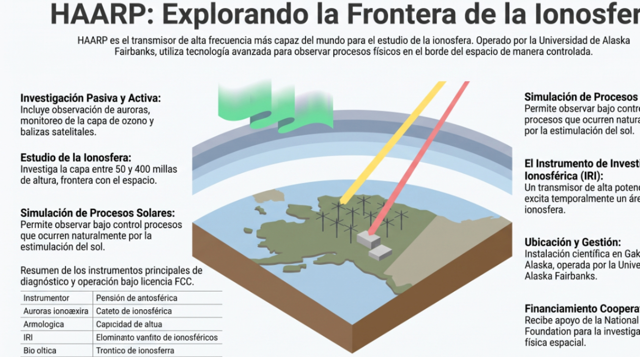 HAARP corresponde a las siglas en inglés de High-frequency Active Auroral Research Program