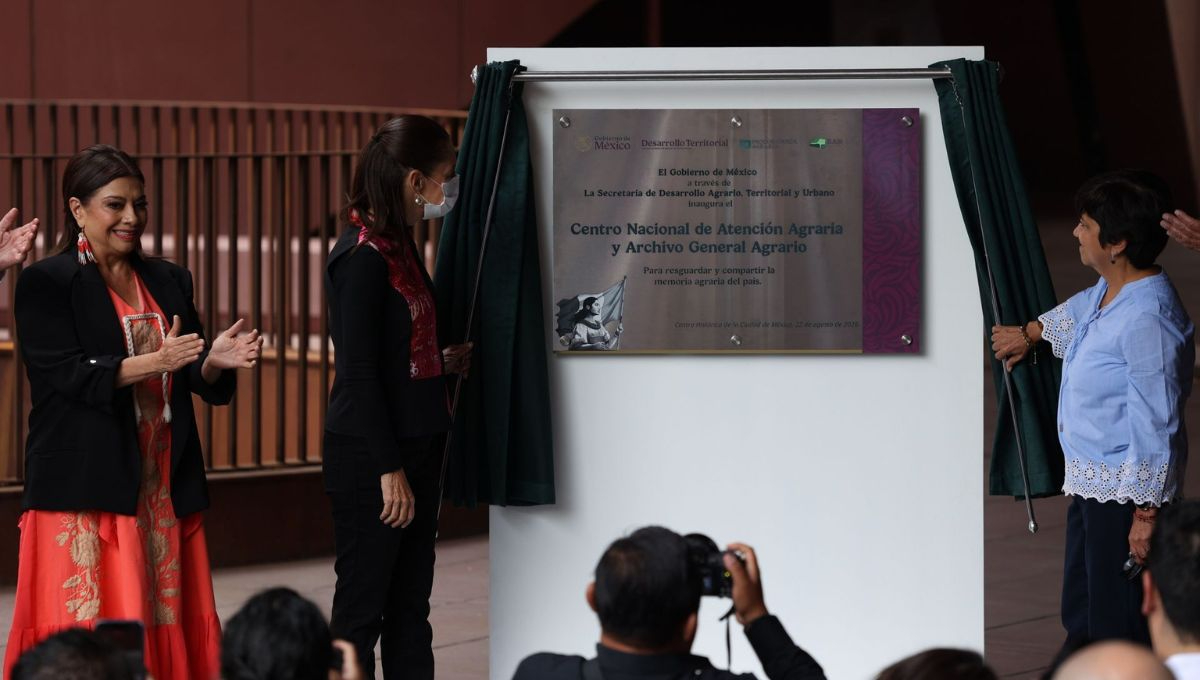 Con la inauguración, se busca consolidar en un solo espacio los servicios y archivos vinculados con la propiedad social de la tierra y los derechos agrarios