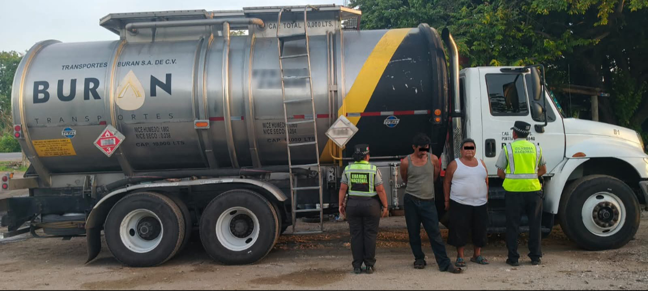 Detienen a Flavio “N” por posesión ilícita de hidrocarburos
