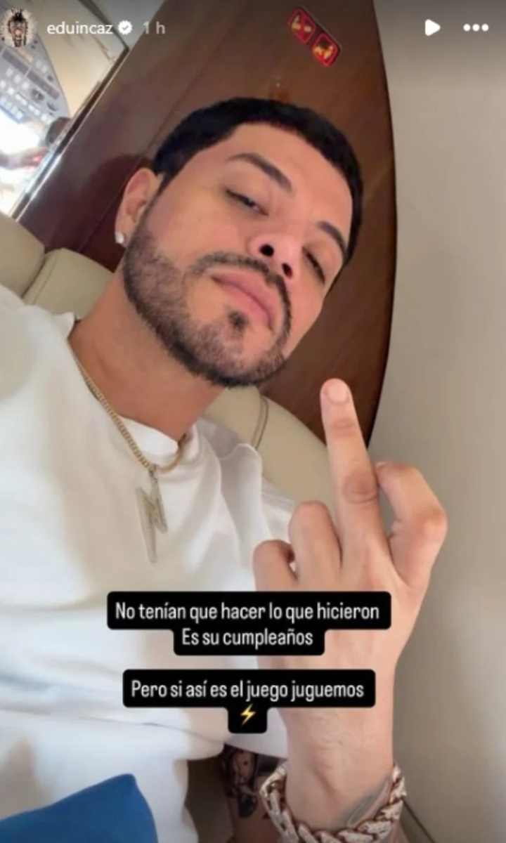 Eduin Caz expresa su molestia por "El Exilio" a Ese Pérez.