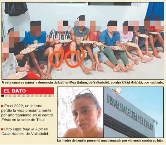 Muerte y denuncias de agresiones ponen en alerta a centros de rehabilitación de Yucatán