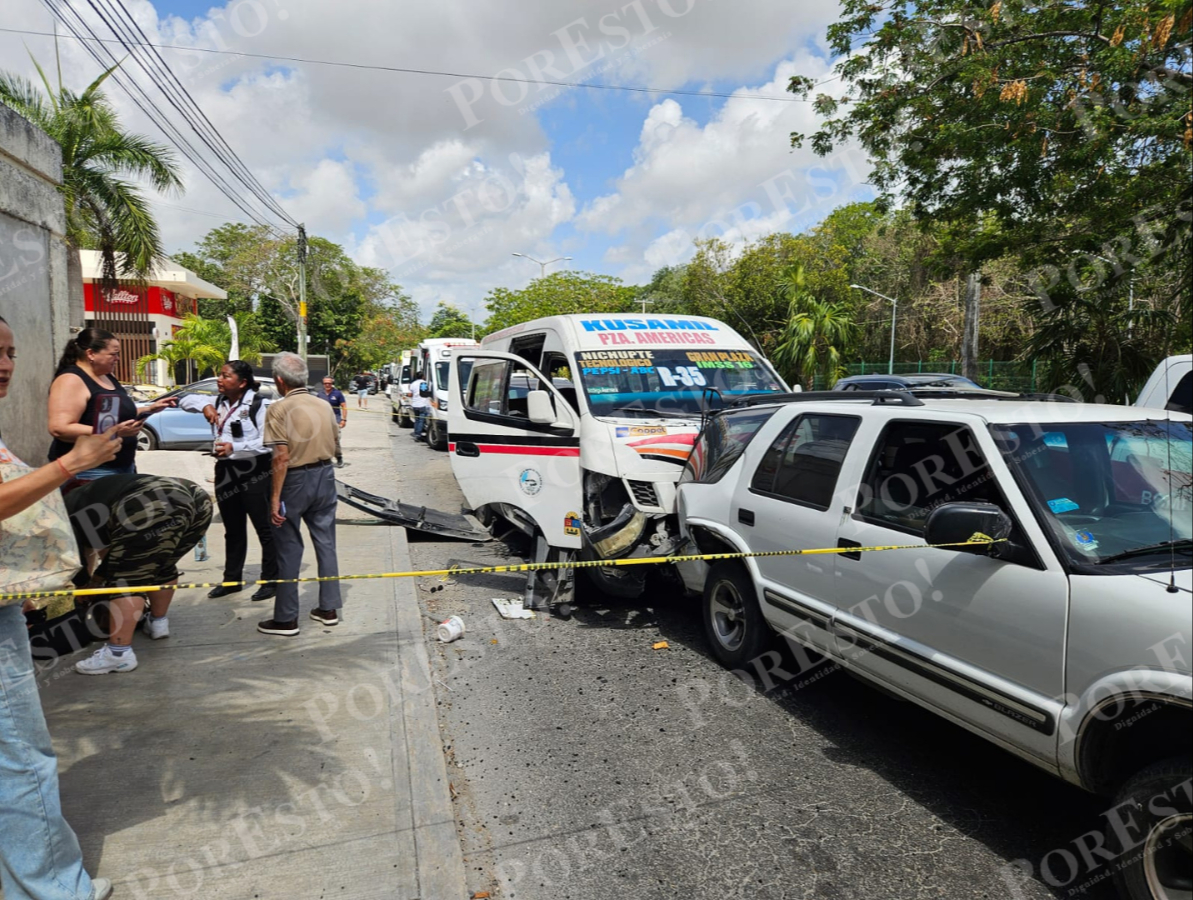 La mayoría de los lesionados viajaban en una unidad de transporte colectivo; cuerpos de emergencia los trasladaron a distintos hospitales