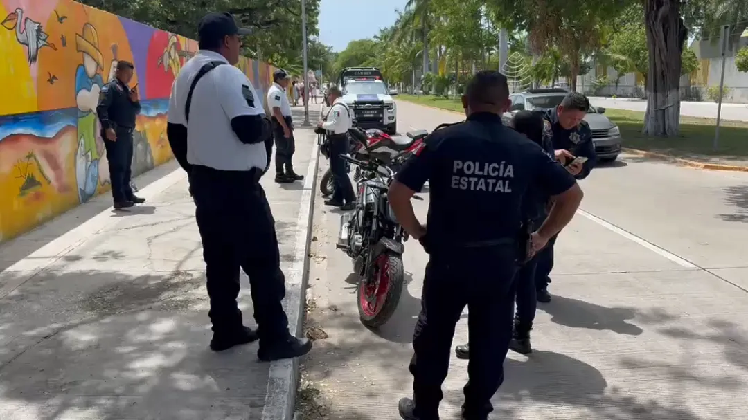 Las autoridades procedieron con aseguramiento de la motocicleta.