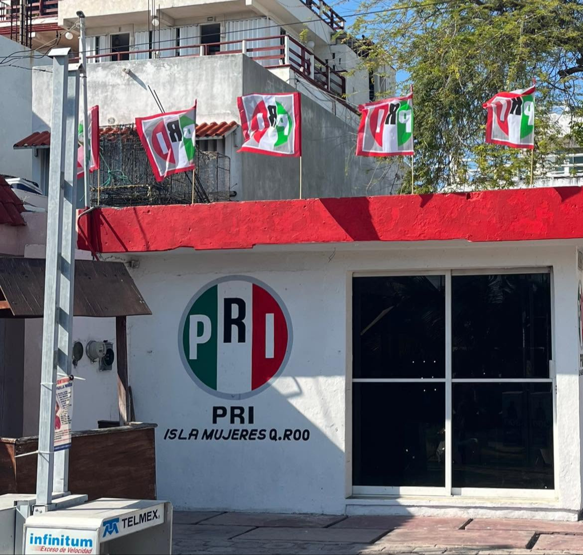 En julio pasado,  el Revolucionario  Institucional solo  renovó su comité  local; sin actividades  en las colonias