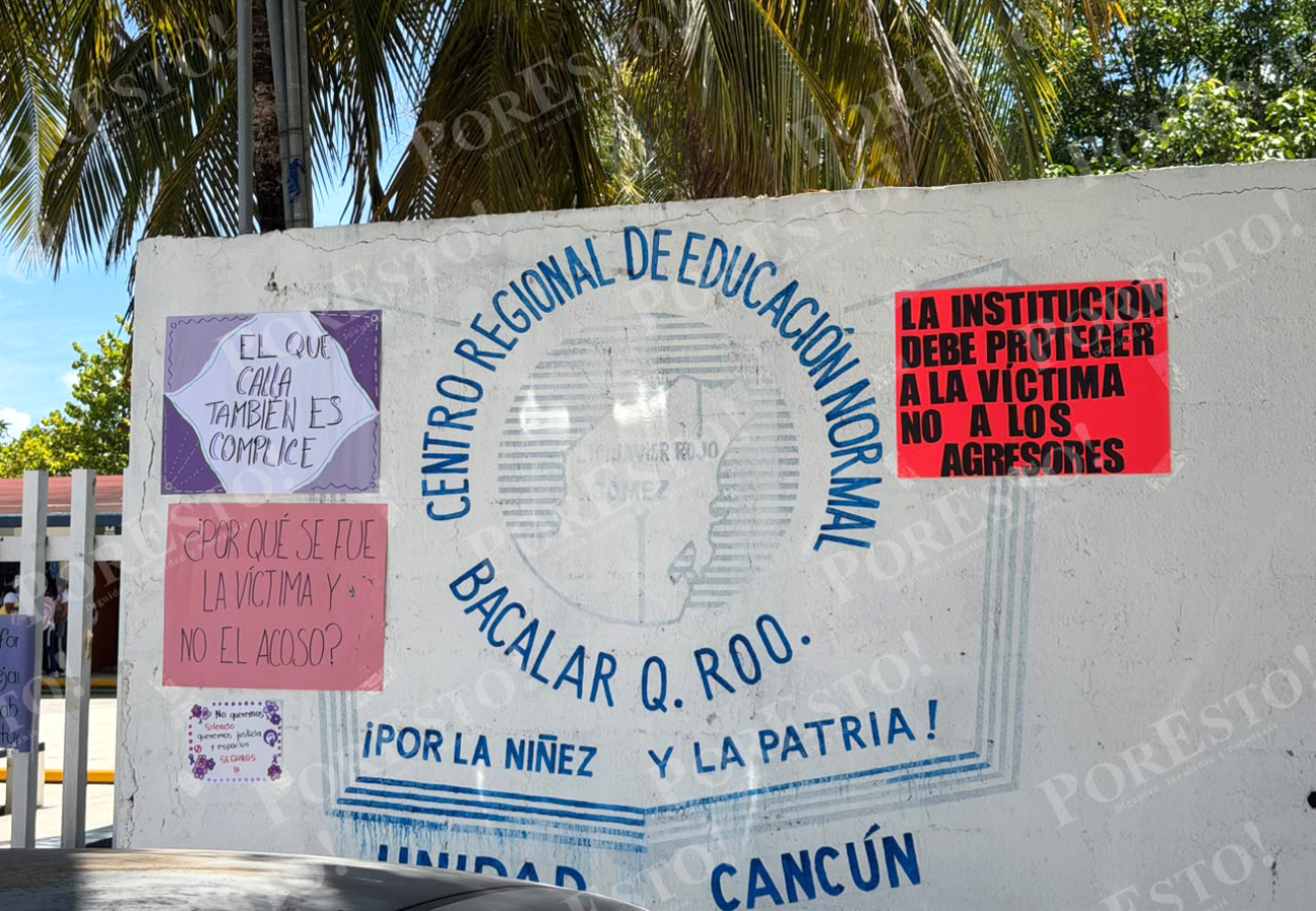La protesta se realizó para visibilizar el caso y pedir mayores condiciones de seguridad dentro de la institución.