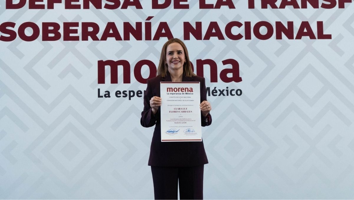 Clara Luz Flores asumió la Coordinación Estatal de Defensa de la Transformación y la Soberanía Nacional de Morena en Nuevo León