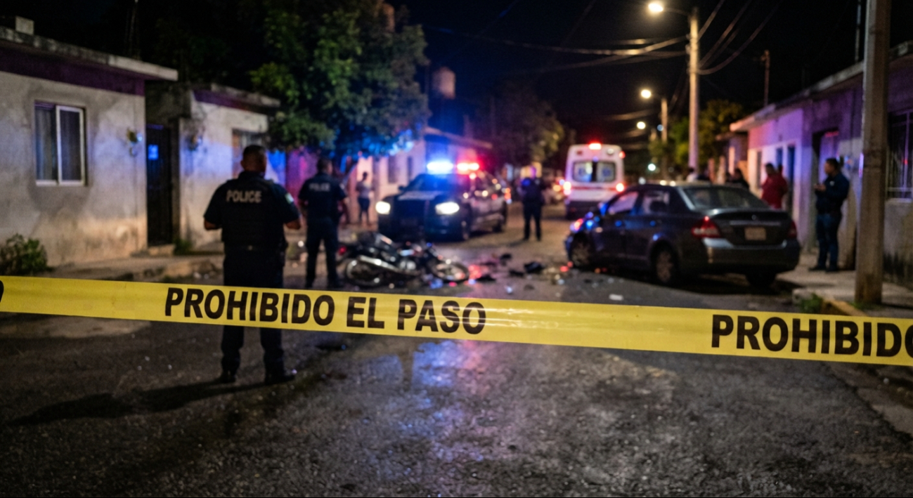 El accidente en Tekax ocurrió en el cruce de las calles 41 por 80