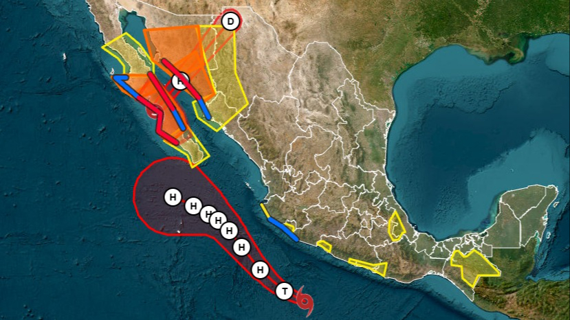 El impacto es inminente. Polo está a unos kilómetros de las costas.