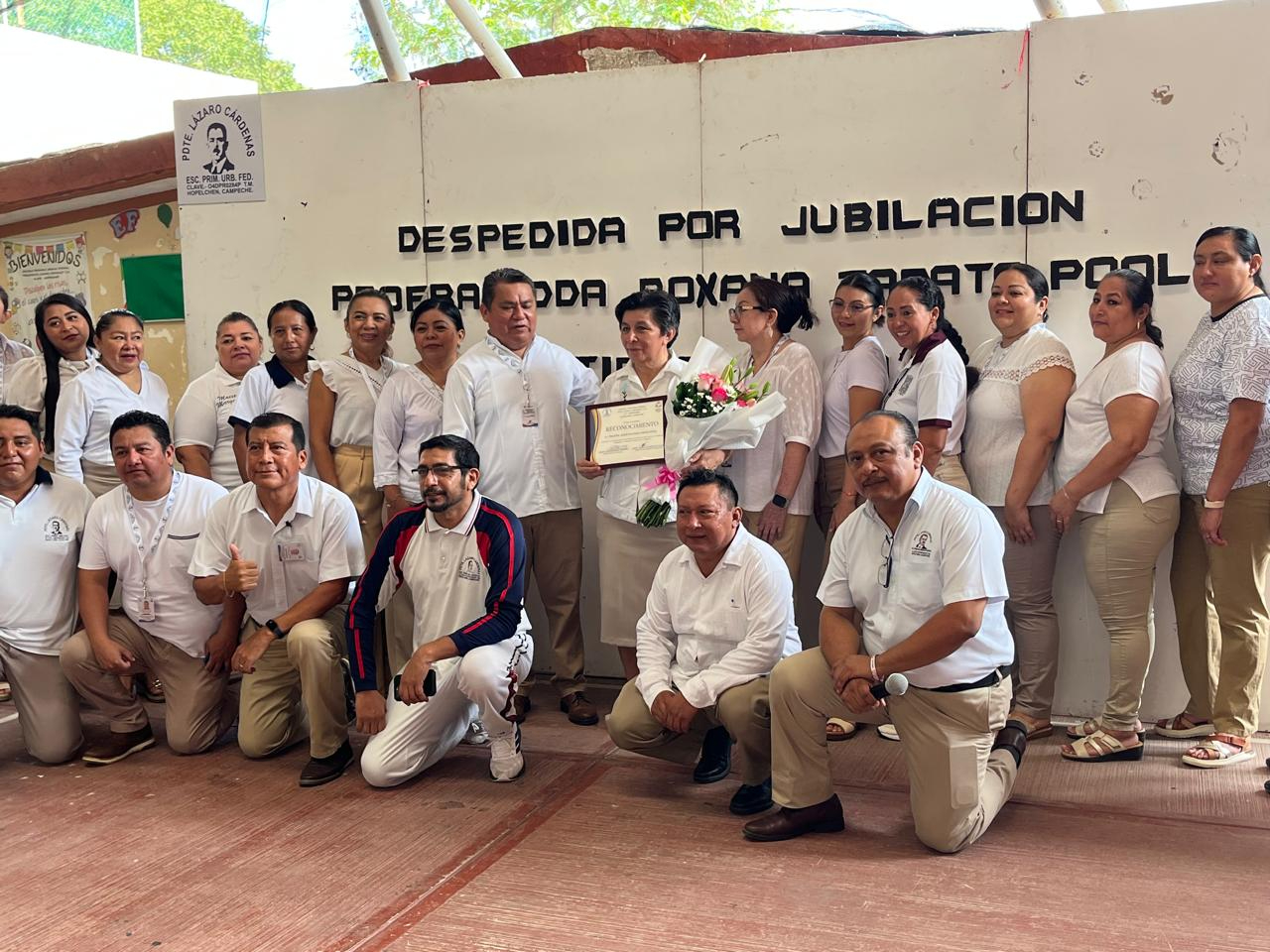 La profesora Adda Roxana Zapata Pool inicia su proceso prejubilatorio tras 34 años de trayectoria docente.