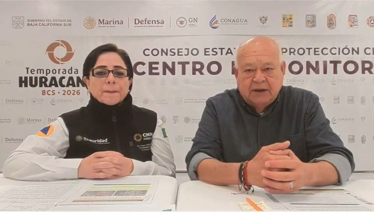 Laura Velázquez, titular de la CNPC y Víctor Manuel Castro, gobernador de Baja California Sur