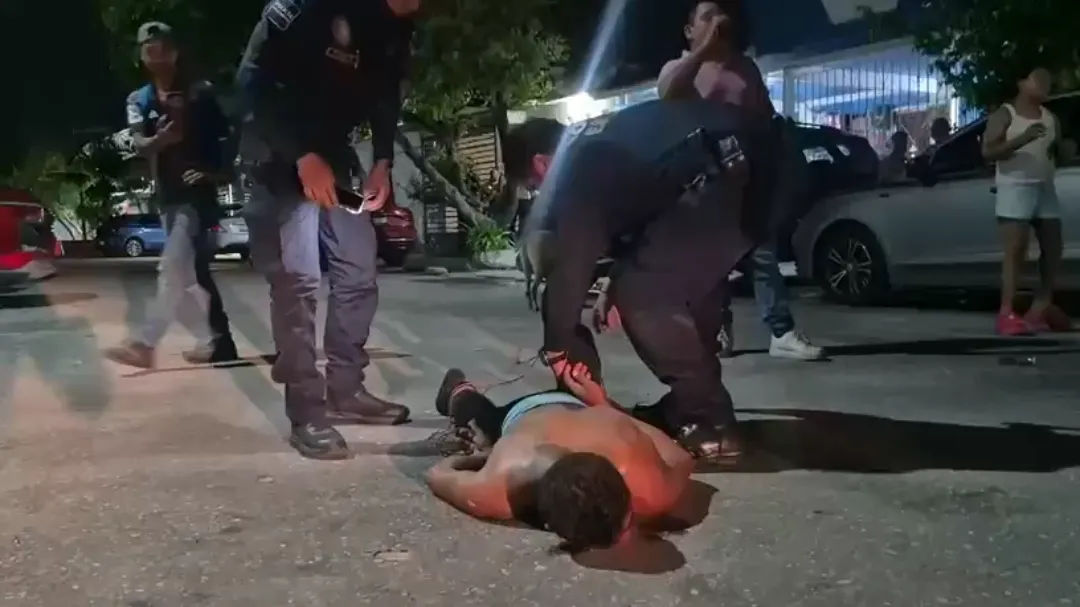 Elementos de la Policía Estatal y Preventiva acudieron al lugar.