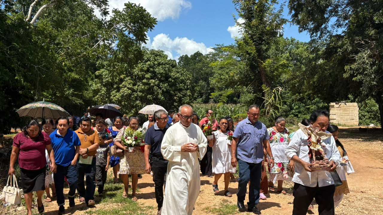 La fiesta patronal de la pequeña comunidad cumplió 65 años de tradición ininterrumpida.