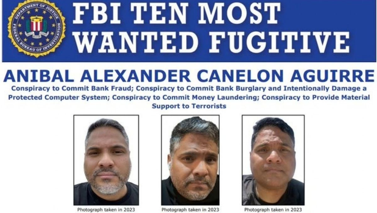 Aníbal Alexander Canelón Aguirre, alias “Prometheus” o “El Ingeniero”, forma parte de la lista de los 10 fugitivos más buscados por el FBI