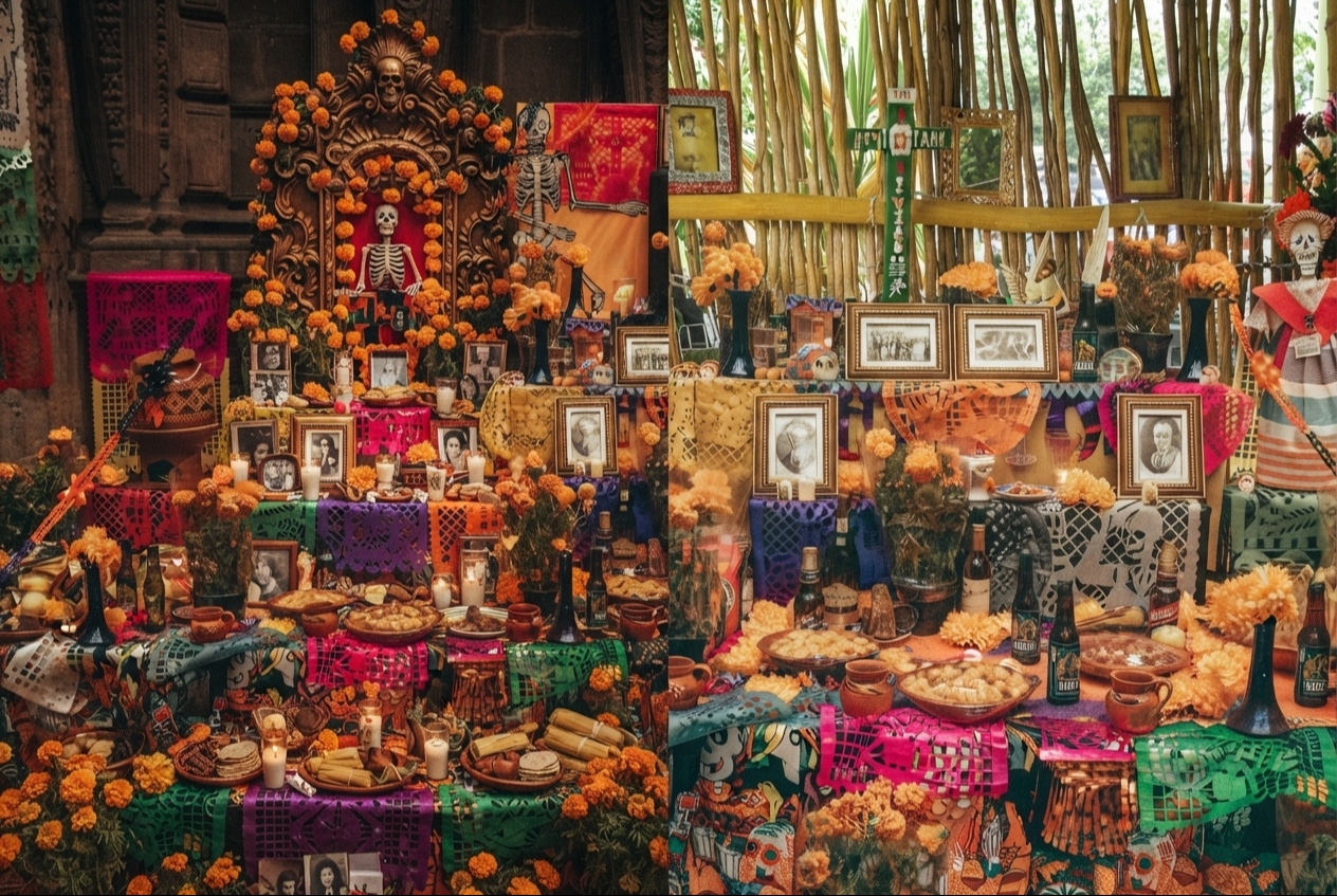 Aunque tienen un origen cultural compartido, el Hanal Pixán en Yucatán conserva elementos de la tradición maya