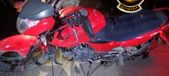 El dueño de la motocicleta identificó y señaló directamente al presunto responsable en Nilchí.