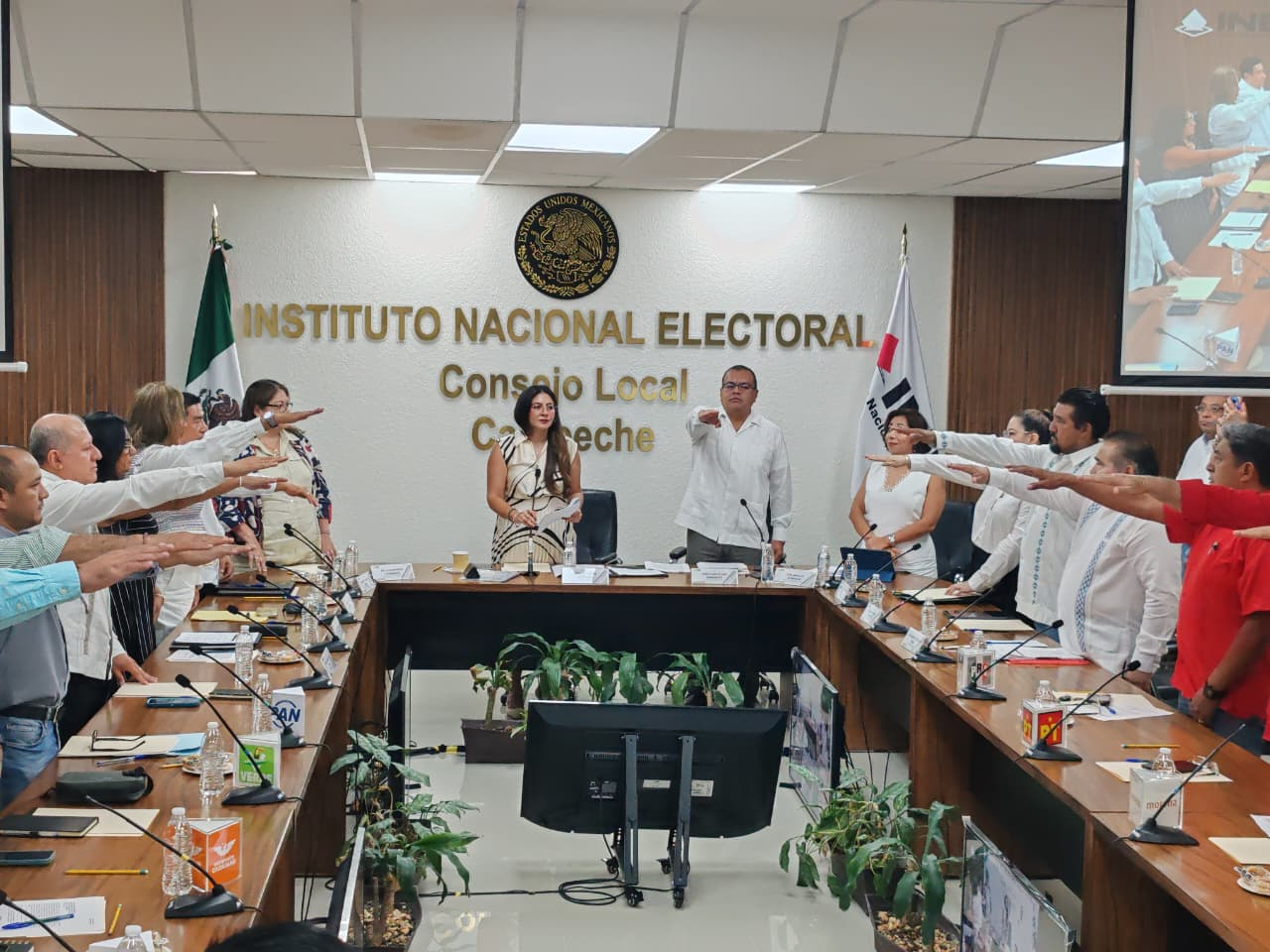 El INE instaló su Consejo Local en Campeche y dio inicio formal a los trabajos rumbo al Proceso Electoral Federal 2026-2027.