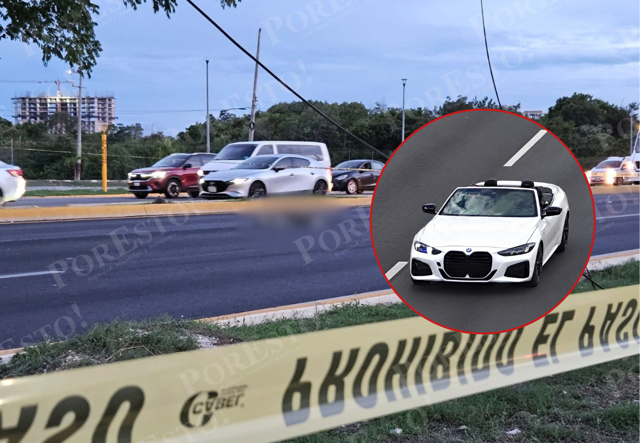Identifican al hombre atropellado en el bulevar Colosio de Cancún
