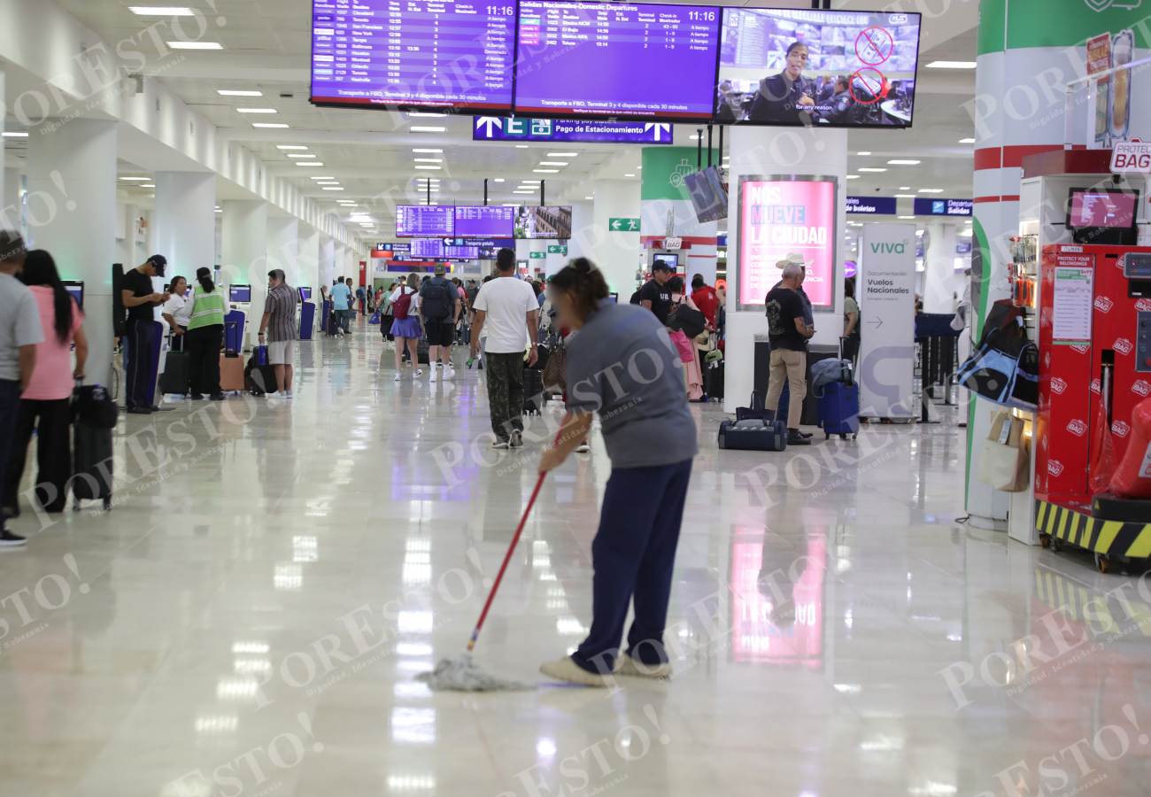 En el AIC no hay espacios para que operadores aeroportuarios disfruten sus alimentos