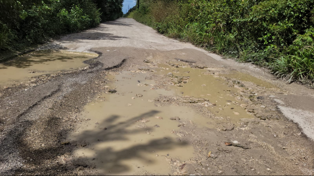 A diario, pobladores de Carrillo Puerto exponen su integridad al circular por caminos en mal estado.
