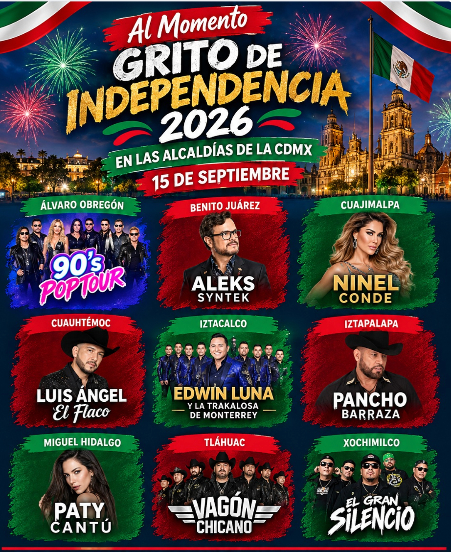 Los artistas estelares en cada alcaldía de la CDMX