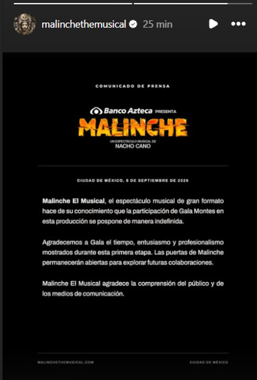 El comunicado