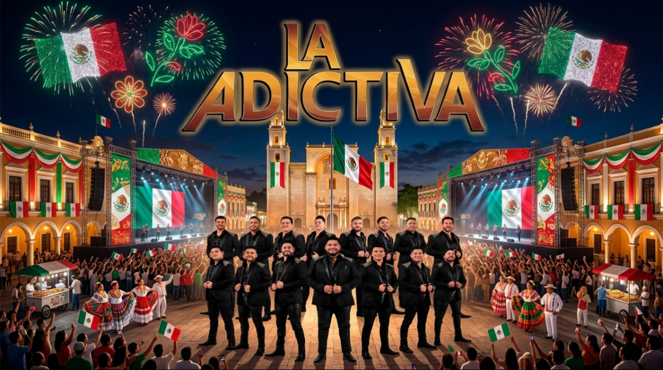 La Adictiva se presentará en concierto del 15 de septiembre en Mérida