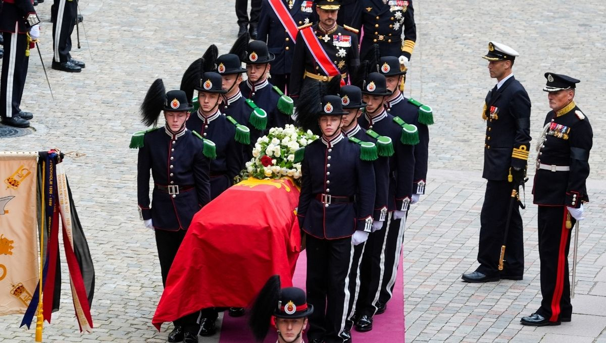 Tras la ceremonia religiosa en la Catedral de Oslo, el féretro será trasladado en procesión hasta la iglesia del castillo de Akershus