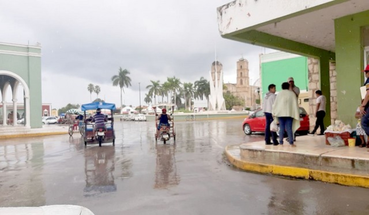 Lluvias ocasionan encharcamientos en Hecelchakán y Tenabo