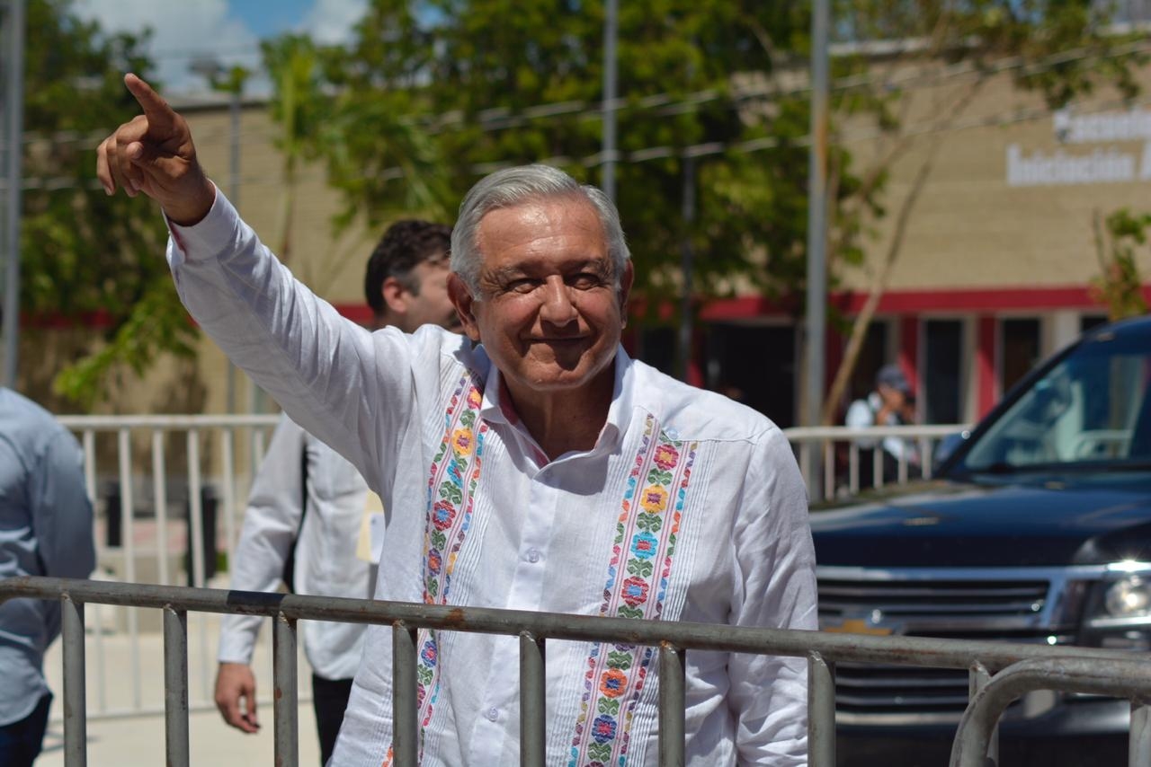 López Obrador revisará vía aérea los avances del Tren Maya en el Sureste de México; podría bajar en Tulum