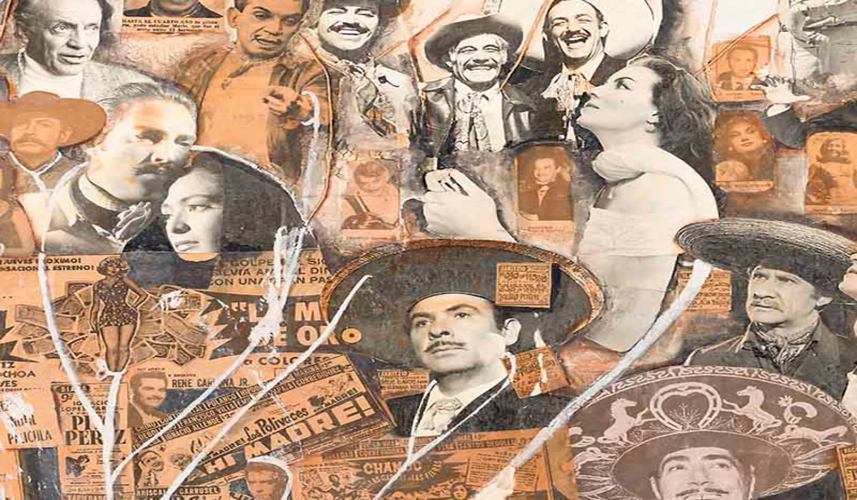 “El cine nacional”, crítica del autor al gremio a través de un collage. Foto: Especial. “El cine nacional”, crítica del autor al gremio a través de un collage. Foto: Especial.