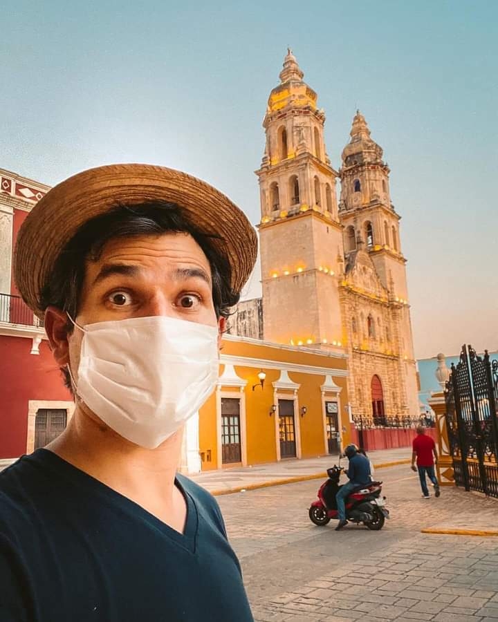 El youtuber se encuentra en Campeche para promocionar el estado Foto: Alan Estrada El youtuber se encuentra en Campeche para promocionar el estado Foto: Alan Estrada