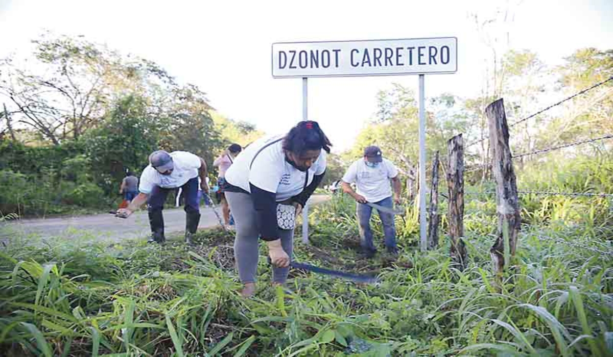 Los pobladores recibirán un apoyo económico de mil 250 pesos. Foto: Por Esto!