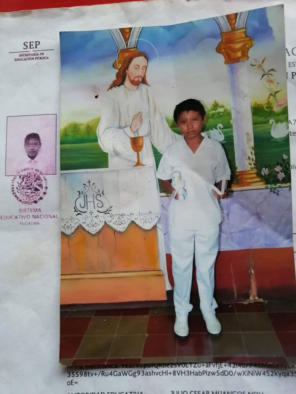 La tía del menor aseguró que desde el lunes se encuentra en su casa Foto: Especial