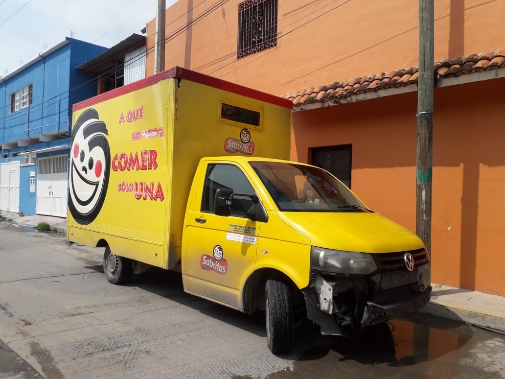 Los daños del accidente ascienden a más de siete mil pesos. Foto: José Pacheco Los daños del accidente ascienden a más de siete mil pesos. Foto: José Pacheco