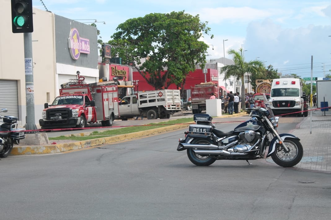 El incidente ocurrió a poco después de las 13:00 horas Foto: Por Esto! Quintana Roo El incidente ocurrió a poco después de las 13:00 horas Foto: Por Esto! Quintana Roo