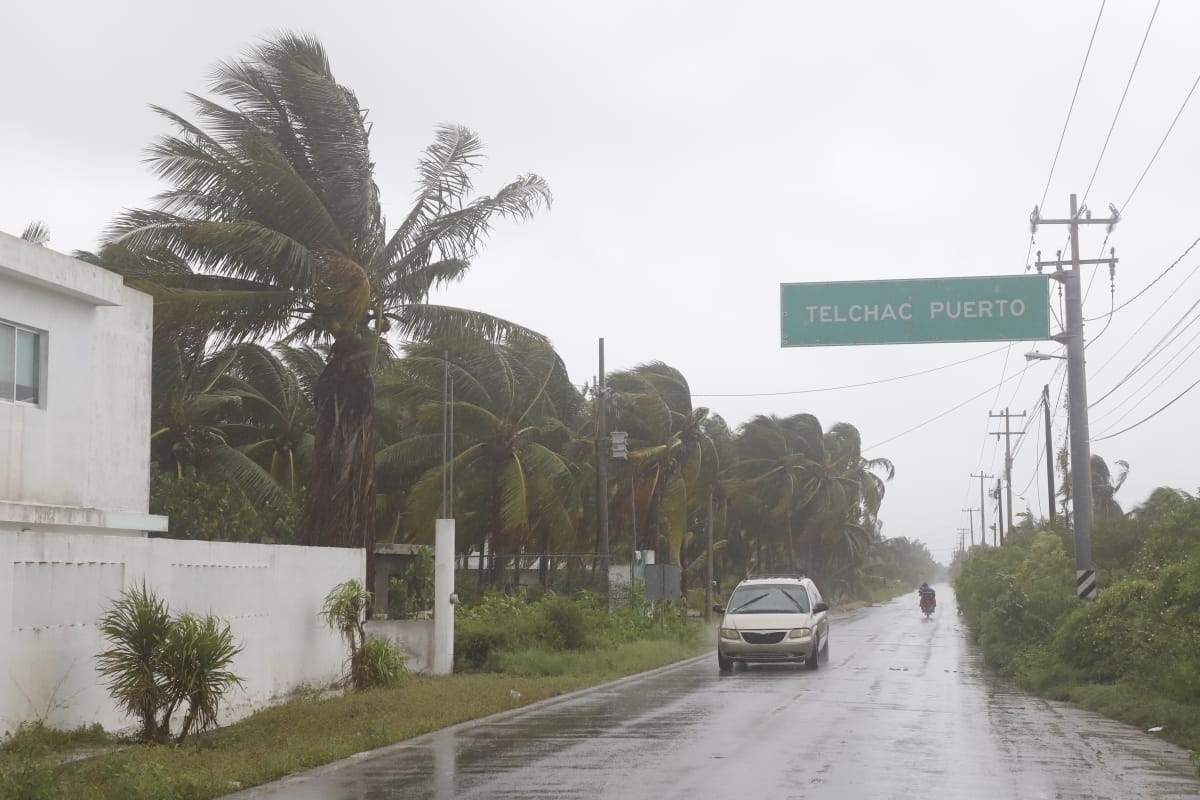 Telchac Puerto sigue sin energía eléctrica tras paso de Zeta