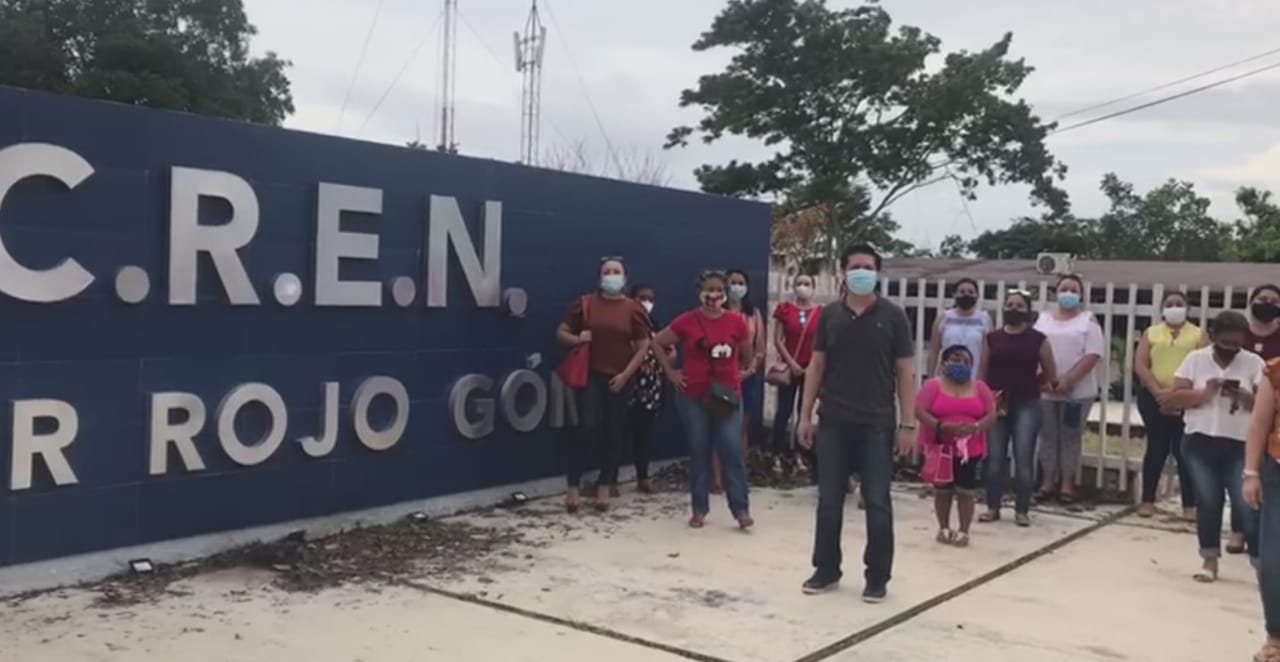 Los maestros del CREN  suspendieron las clases en línea como protesta