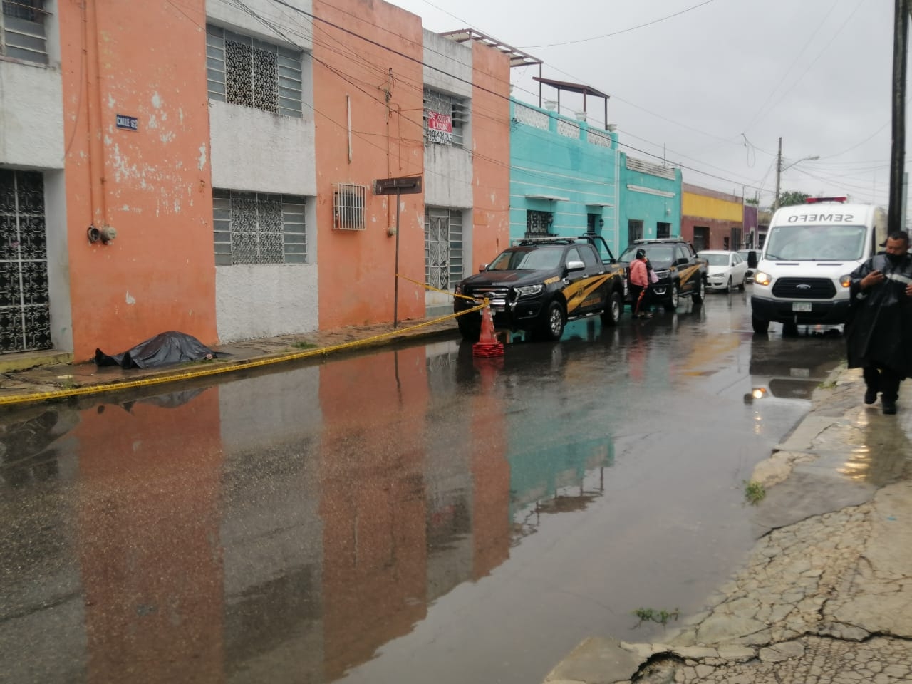 EL hombre es de avanzada edad y fue encontrado por un vecino del lugar. Foto: Fernando Poo Hurtado