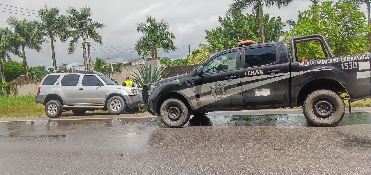 En el accidente vial no se registraron lesionados. Foto: Jaime Tun