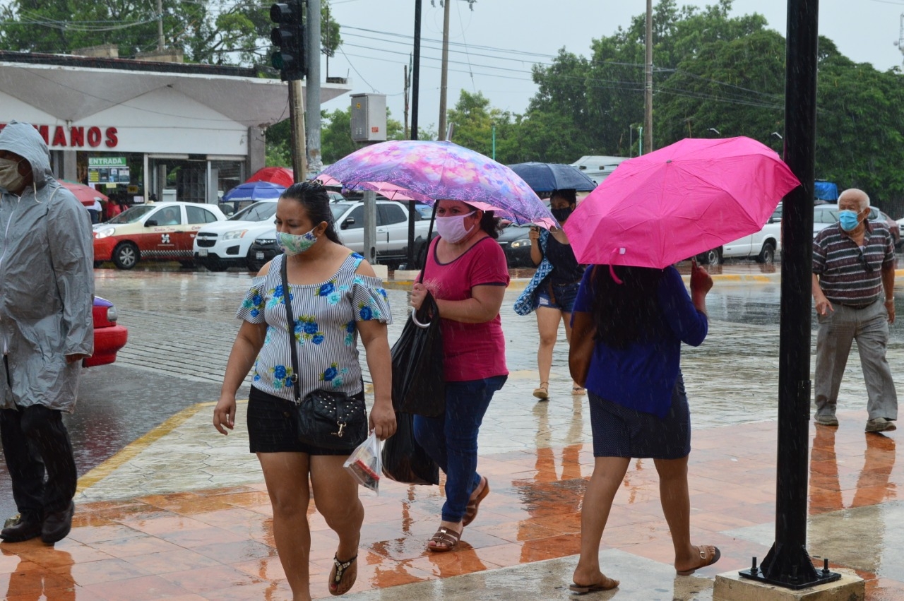 Continúan las fuertes lluvias en Campeche