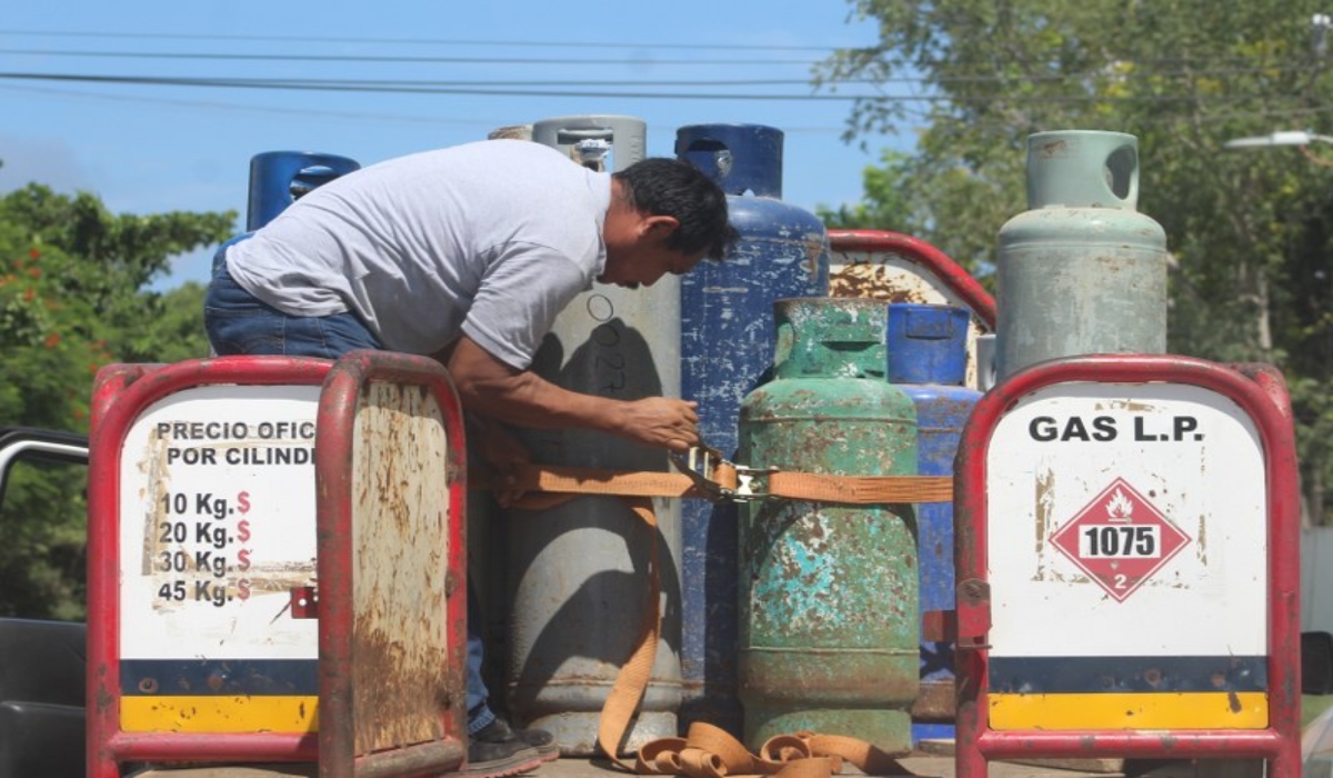 En la capital de Quintana Roo, un cilindro de 10 kilogramos tiene un costo de 212.20 pesos. Foto: Eric Castillo. En la capital de Quintana Roo, un cilindro de 10 kilogramos tiene un costo de 212.20 pesos. Foto: Eric Castillo.