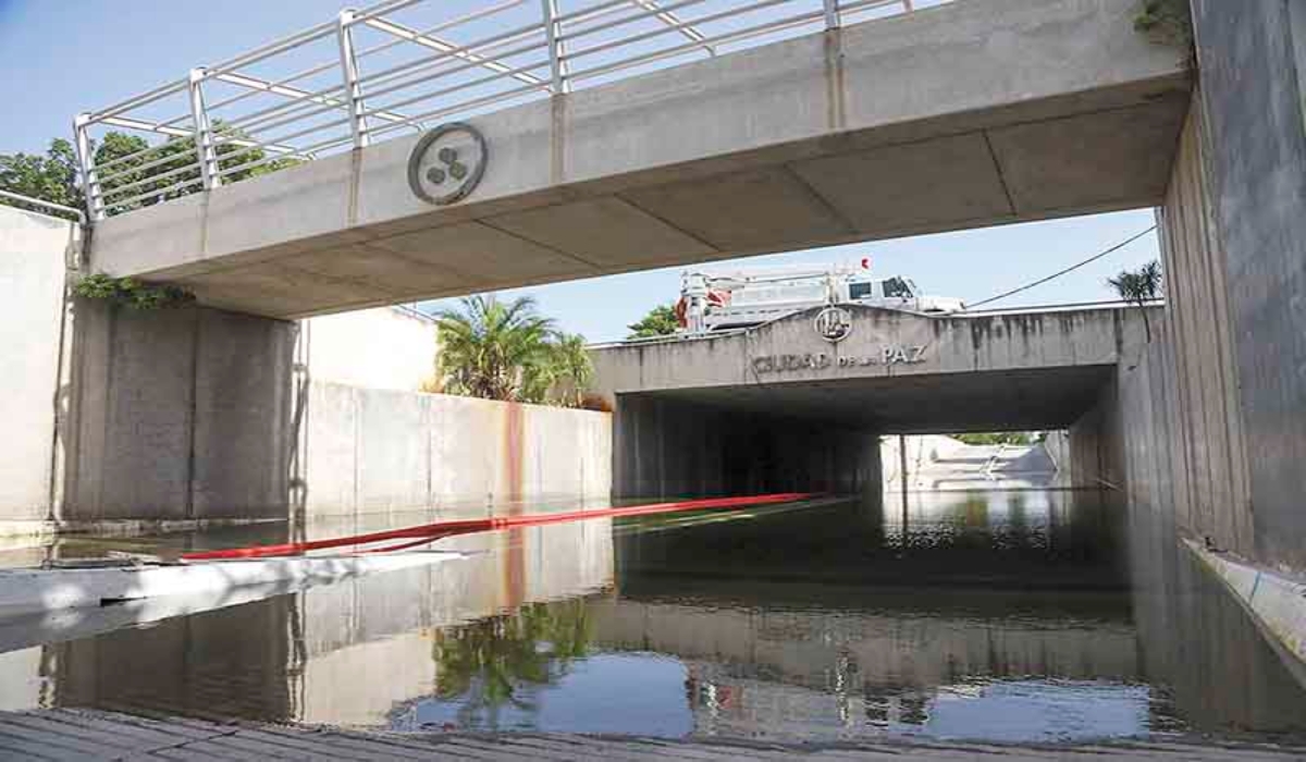 La obra debe someterse a una radiografía para conocer su
resistencia al peso de los vehículos y la presión del agua.
