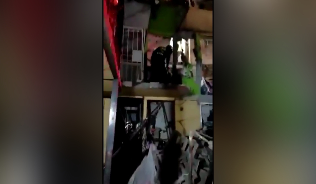 La vecindad registró derrumbes tras la explosión