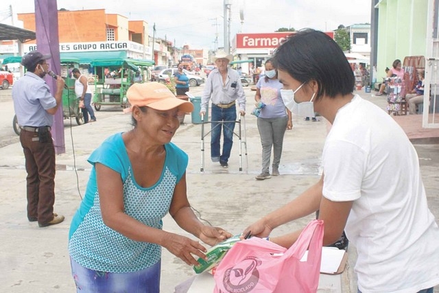 El centro de acopio se encuentra en la entrada del Mercado “José del Carmen González Salazar”.