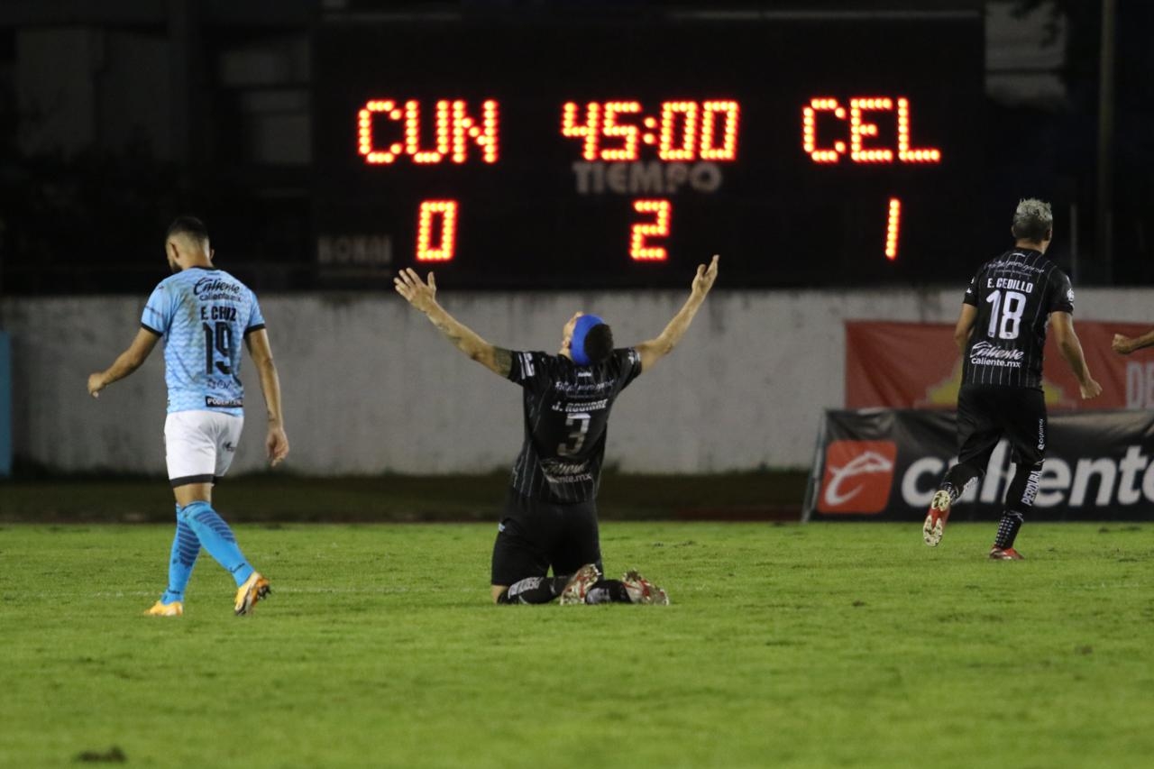 Los goles cayeron en la segunda mitad del encuentro y el Cancún FC no pudo revertir la situación Foto: Jorge Delgado Los goles cayeron en la segunda mitad del encuentro y el Cancún FC no pudo revertir la situación Foto: Jorge Delgado