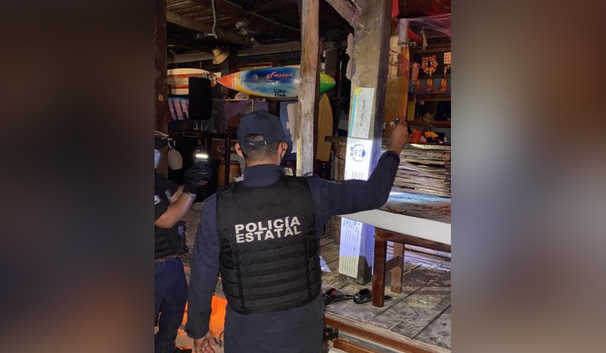 El operativo estuvo escoltado por elementos de la Policía
Quintana Roo y de la FGE. Foto: Por Esto!