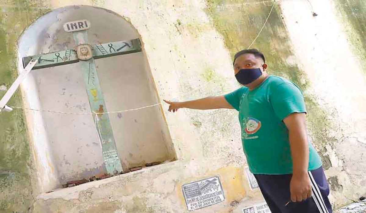 En el lugar permanece la cruz verde, muestra del sincretismo religioso.