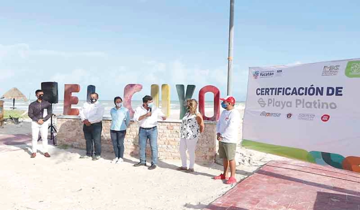 Puerto de El Cuyo recibe la certificación Playa Platino