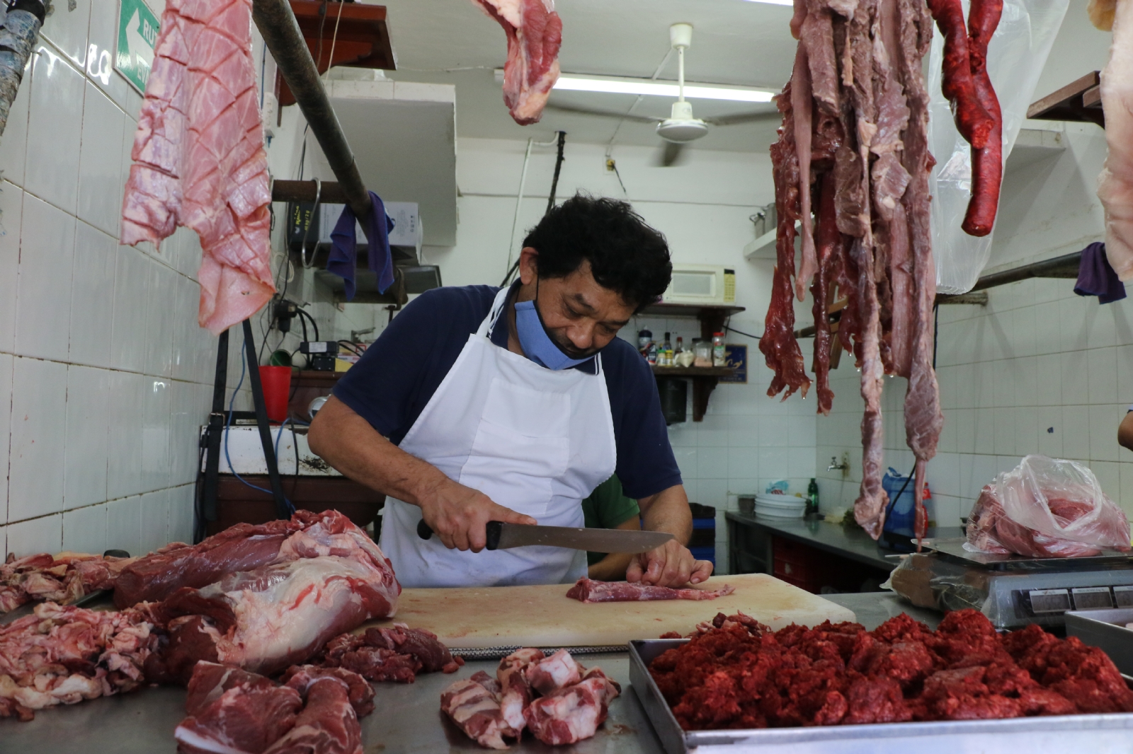 La carne de res registró un aumento de cuatro pesos. La carne de res registró un aumento de cuatro pesos.
